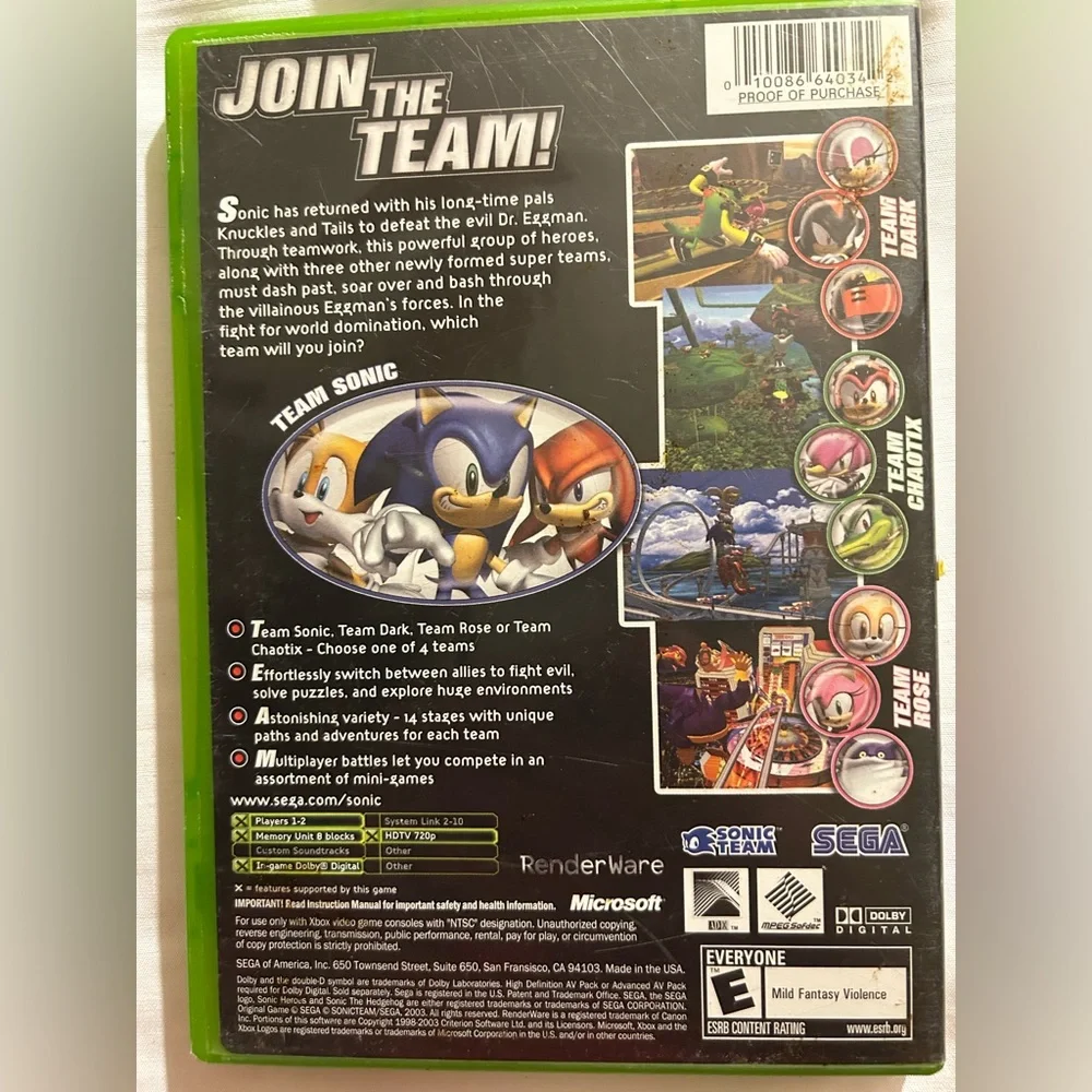 Microsoft play sonic